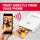 AgfaPhoto Realipix Square P (76 x 76 mm) Wireless Portable Photo Printer controlled by phone app