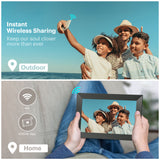 KODAK 10.1-inch Classic Digital Photo Frame CF102P, Wi-Fi Enabled, HD Touch-Screen Display with Automatic Rotation, Music, Video, Weather and Calendar