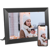 KODAK 10.1-inch Classic Digital Photo Frame CF102P, Wi-Fi Enabled, HD Touch-Screen Display with Automatic Rotation, Music, Video, Weather and Calendar