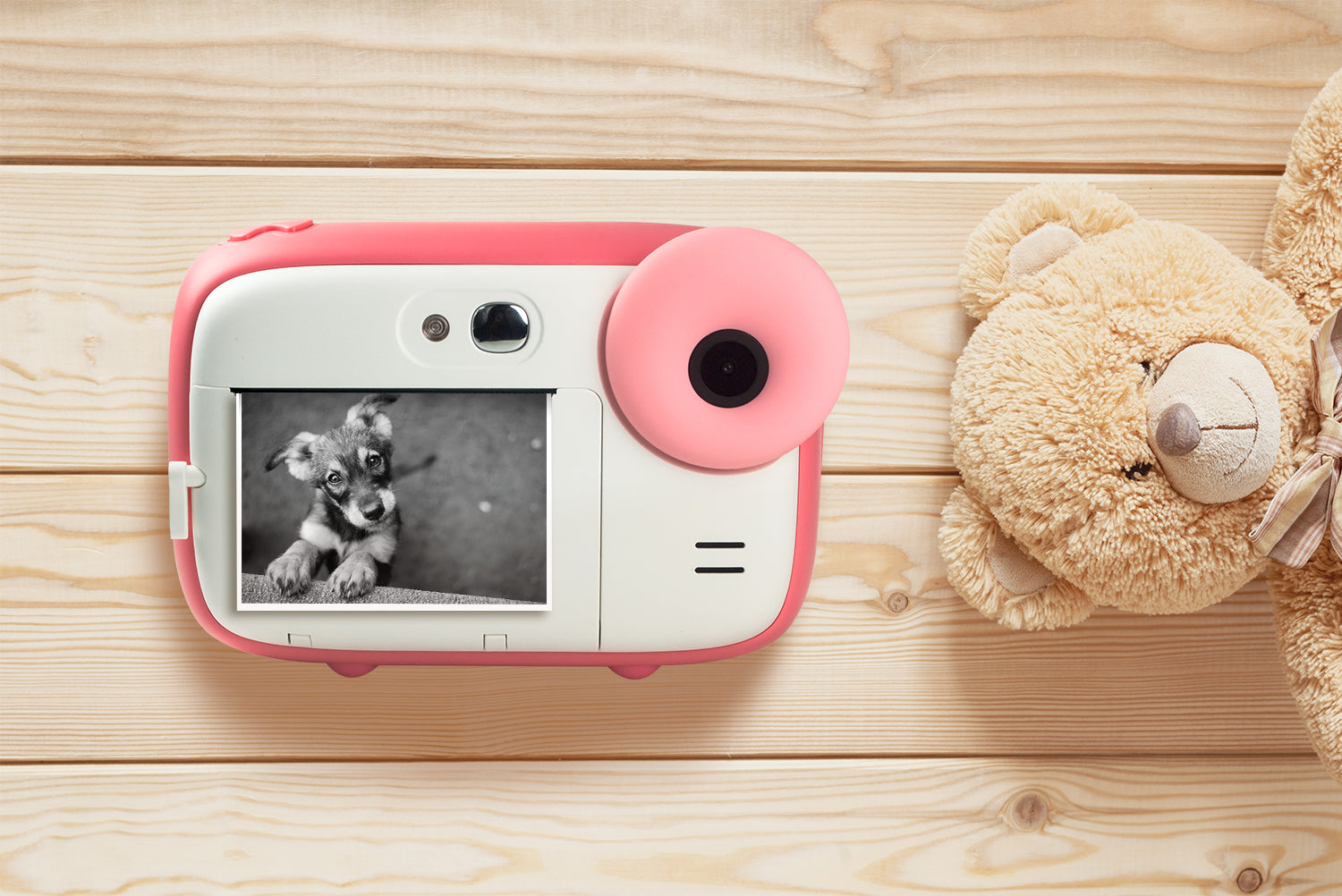 AgfaPhoto Realikids Instant Cam, 15MP Childrens Digital Camera with Inkless Printing