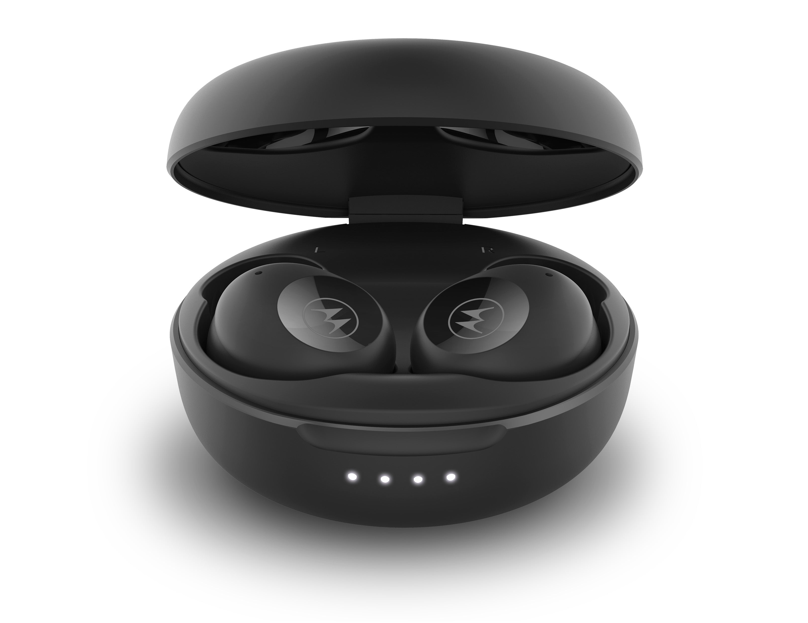 Motorola MOTO BUDS 250 True Wireless Bluetooth Earbuds IPX5 Water Resistant with Wireless Charging Case
