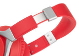 Motorola MOTO XT200 Wired Over Ear Headphones for Music, Meetings & Calls (Red)