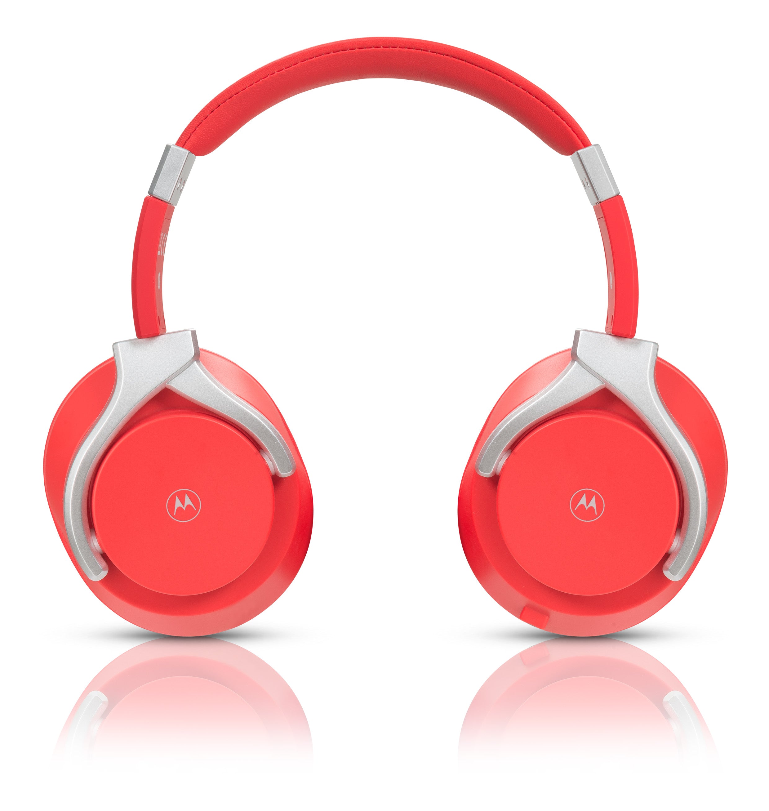 Motorola MOTO XT200 Wired Over Ear Headphones for Music, Meetings & Calls (Red)