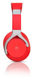Motorola MOTO XT200 Wired Over Ear Headphones for Music, Meetings & Calls (Red)