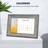 Kodak Distressed Antique Gray Rustic Wood 10-inch Wi-Fi Digital Picture Frame RCF-1013W, Touch Screen, 16GB Internal Memory with Photos, Music, Video, Calendar and Weather Display Features