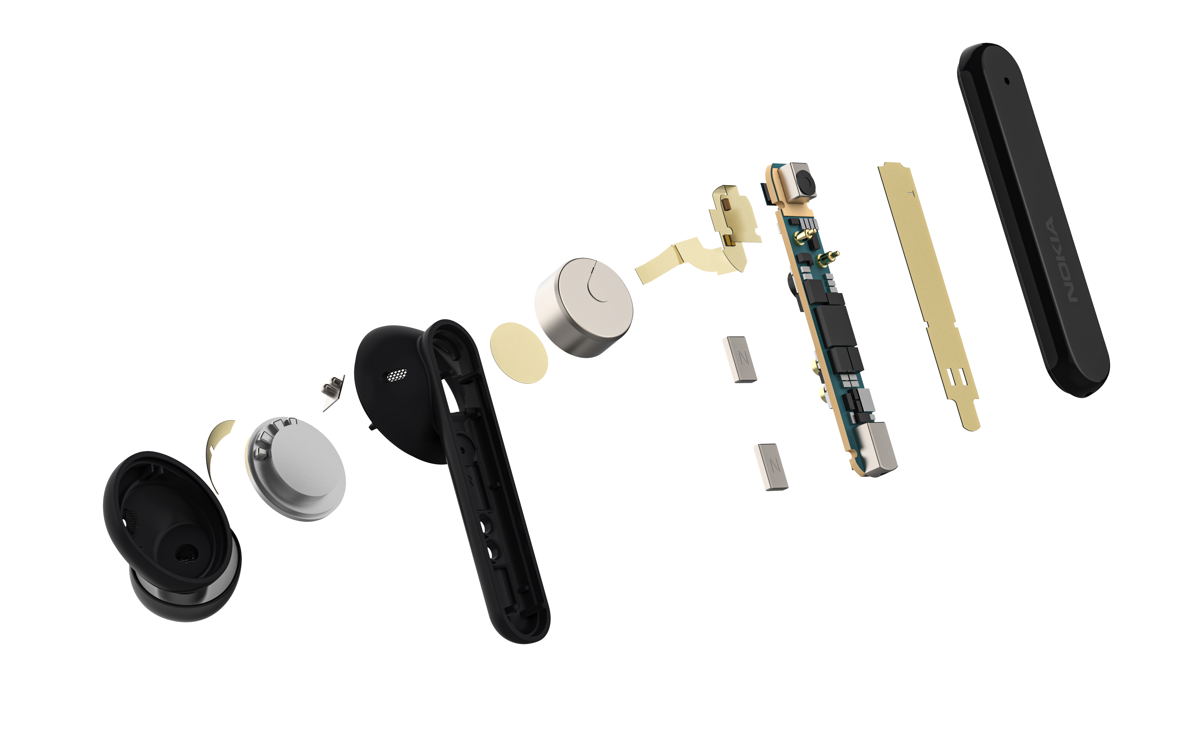 Nokia Clarity Earbuds+ TWS-731, Waterproof Advanced True Wireless Headphones with Noise Cancelling