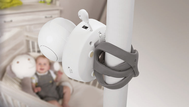 Motorola VM855 CONNECT, Secure 5" Portable Wi-Fi Video/Audio Baby Monitor With Crib Mount