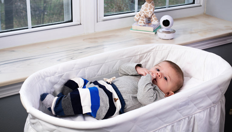 Motorola VM855 CONNECT, Secure 5" Portable Wi-Fi Video/Audio Baby Monitor With Crib Mount
