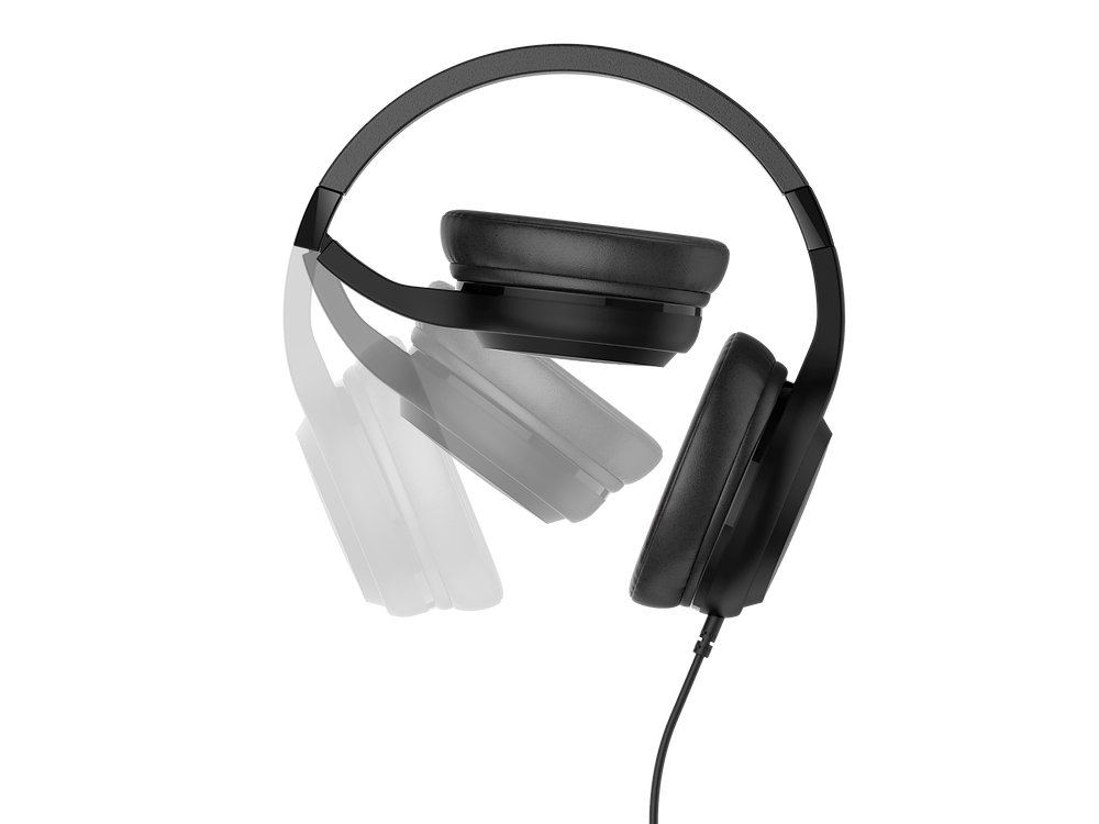 Motorola Pulse 120 Bass Corded Over-The-Ear Headphones (No Battery)