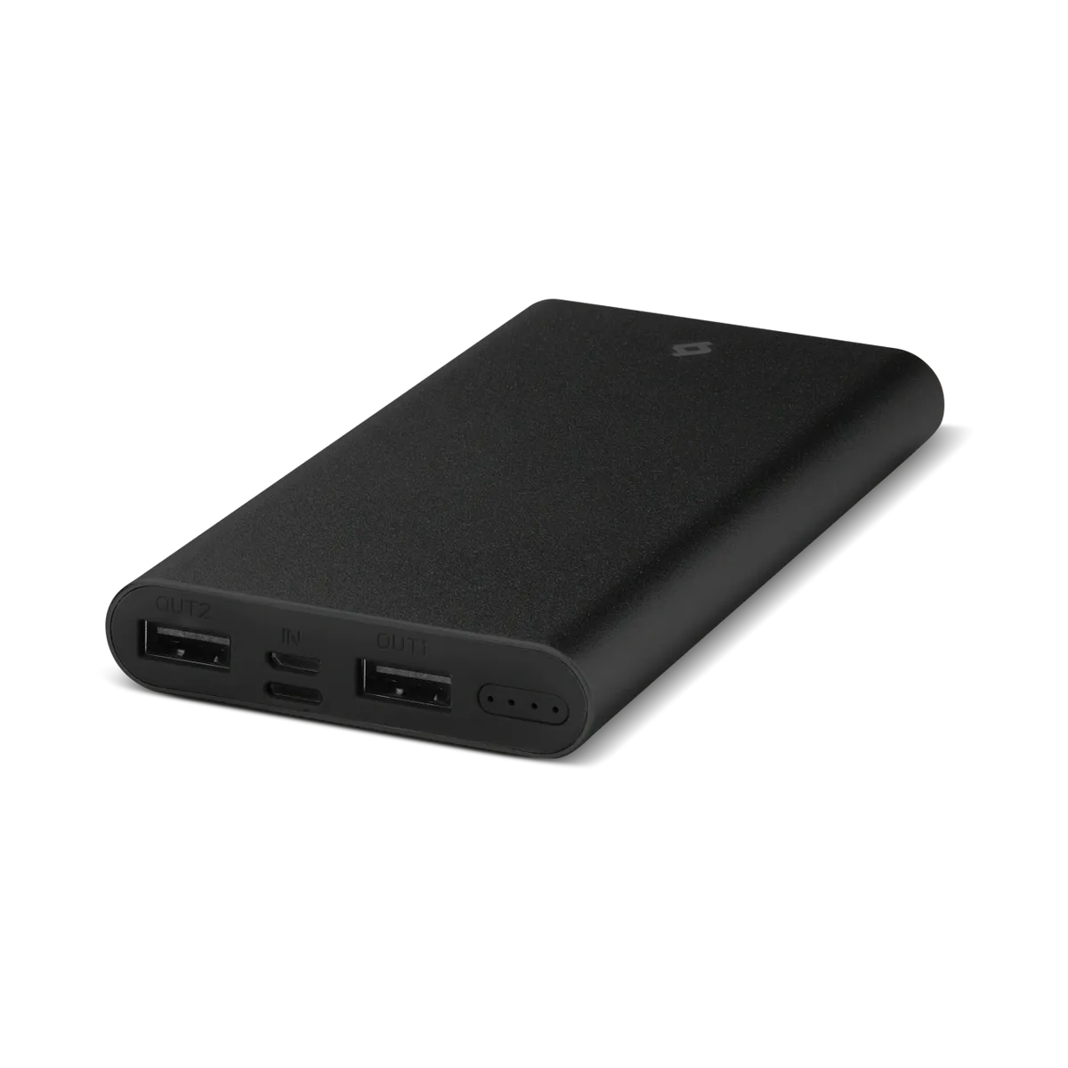 ttec AlumiSlim S Universal Mobile Charger Power Bank 10000 mAh in black