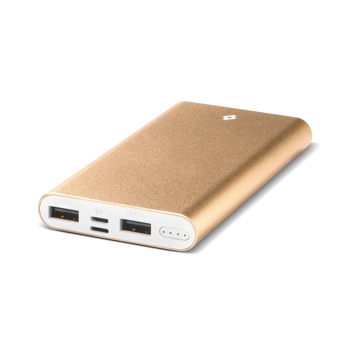 ttec AlumiSlim S Universal Mobile Charger Power Bank 10000 mAh in gold