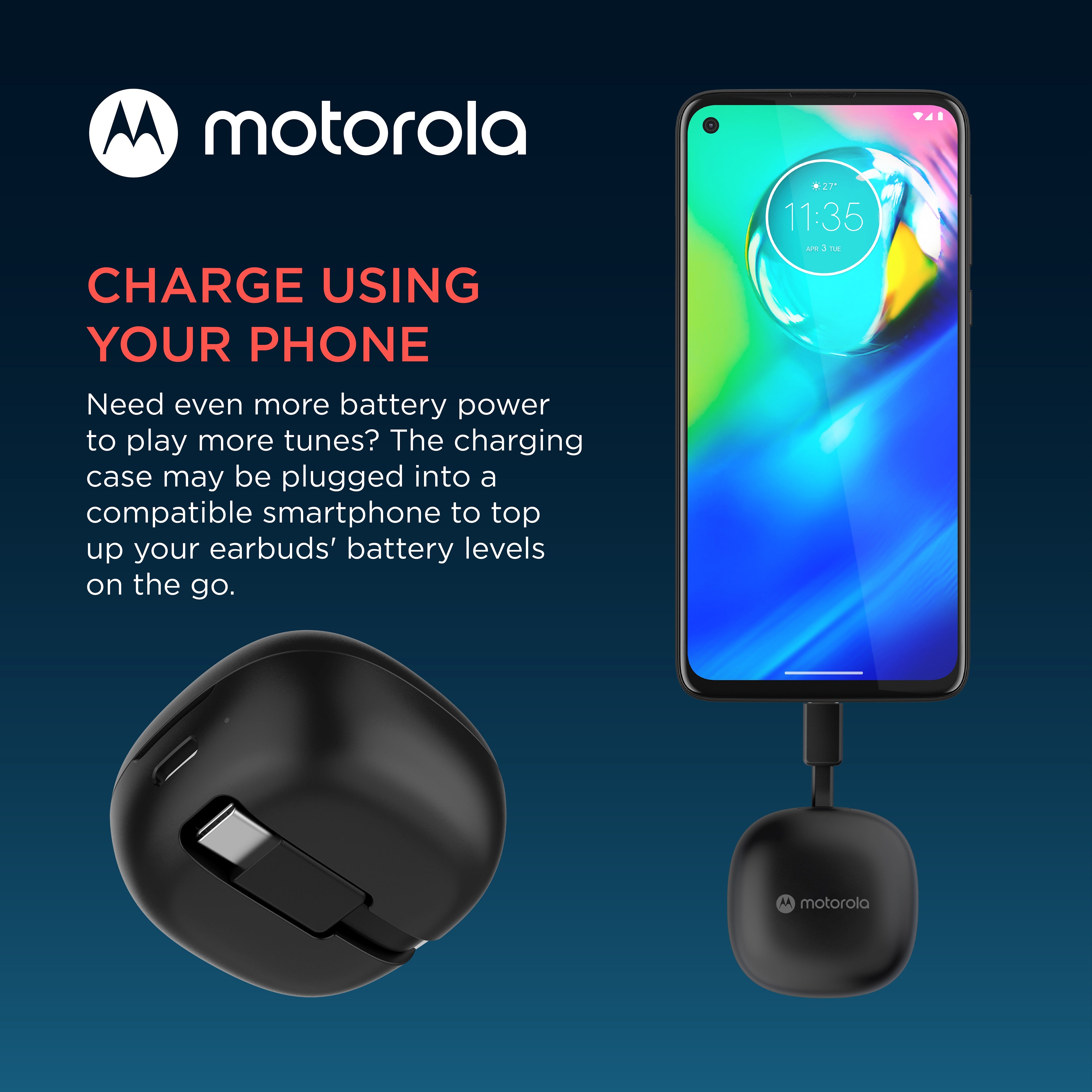Charge your headphones using only your phone's battery