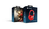 Motorola MOTO XT200 Wired Over Ear Headphones for Music, Meetings & Calls (Red)