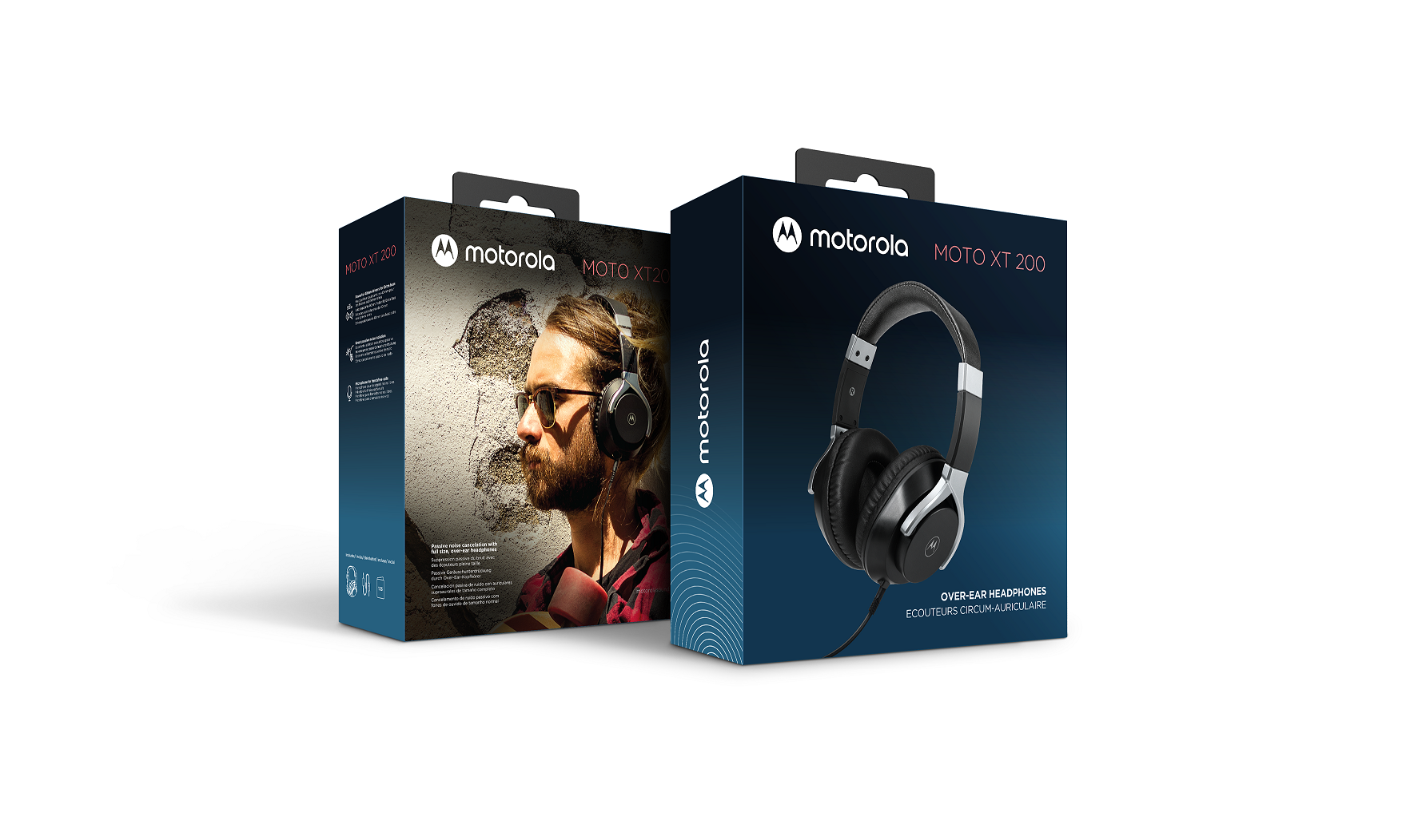 Motorola MOTO XT200 Wired Over Ear Headphones