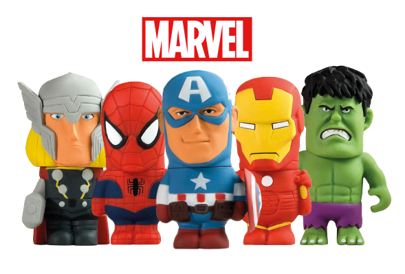 Tribe Superhero Characters Original Licensed Flash Memory Sticks (USB), Game of Thrones, Marvel Avengers, Disney, Pixar and DC