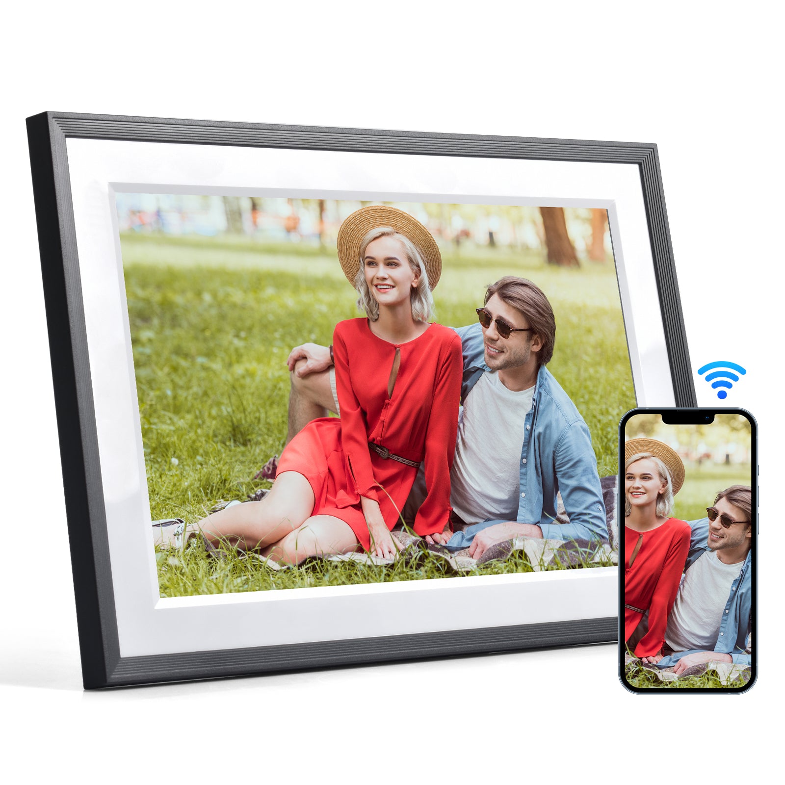 KODAK 10.1-inch Classic Digital Photo Frame RCF-1018, Wi-Fi Enabled, 32GB Touch-Screen Display with Automatic Rotation, Music, Video, Weather and Calendar