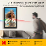 KODAK 21.5” Wi-Fi Digital Photo Frame – Black Wooden Frame (Model WF215)