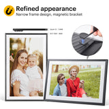 KODAK Classic 15.6 inch WiFi Enabled Digital Photo Frame with IPS Touchscreen and 32GB Built-in Memory Compatible with iOS & Android Smartphones Model RCF-1561P (Black)