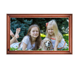 KODAK 32-inch Wi-Fi Enabled Large Wall Screen Digital Photo Frame, WF320V with 32GB Internal Memory, Wooden Frame with Photo, Video, Clock, Calendar, Weather Features and SD Card, USB and 3.5 Earphone Ports (Remote Control Incl.)
