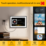 KODAK 10.1" Smart WiFi Digital Photo Frame Bundle with Bonus White Frame & 64GB Memory Card, RCF-1018 Bundle