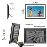 KODAK 10.1" Smart WiFi Digital Photo Frame Bundle with Bonus White Frame & 64GB Memory Card, RCF-1018 Bundle