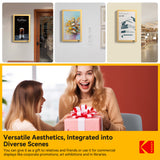 KODAK 21.5” Wi-Fi Digital Photo Frame – Metal Gold Frame (Model WF215)