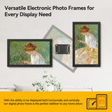 KODAK 21.5” Wi-Fi Digital Photo Frame – Black Wooden Frame (Model WF215)