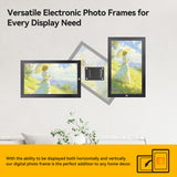 KODAK 17.3-inch Wi-Fi Enabled Digital Photo Frame WF173V, 32GB Internal Memory Wooden Frame with Photo, Video, Clock, Calendar, Weather and SD Card, USB and 3.5 Earphone Ports (Remote Control Incl.)