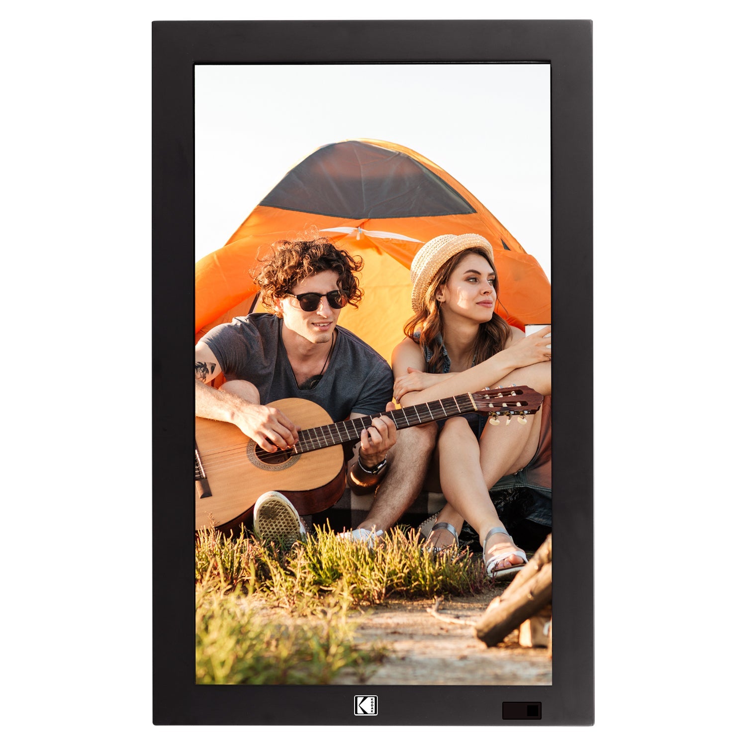 KODAK 17.3-inch Wi-Fi Enabled Digital Photo Frame WF173V, 32GB Internal Memory Wooden Frame with Photo, Video, Clock, Calendar, Weather and SD Card, USB and 3.5 Earphone Ports (Remote Control Incl.)