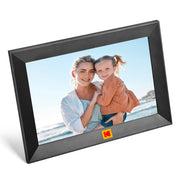 KODAK CF102P 10.1-Inch Smart Digital Photo Frame, 32GB HD Touchscreen, Wi-Fi Enabled, Auto-Rotation, Music & Video Playback, Weather & Calendar Display