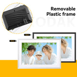KODAK 10.1" Smart WiFi Digital Photo Frame Bundle with Bonus White Frame & 64GB Memory Card, RCF-1018 Bundle