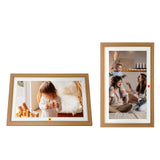 KODAK 15.6-inch Wi-Fi Enabled Digital Photo with Natural Wooden Frame with IPS Touchscreen and 32GB Built-in Memory Compatible with iOS and Android Smartphones Model RCF-1561W (Burlywood)