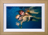 DIGI AUSSIE DA744 10.1" Frameo Wi-Fi Digital Photo Frame – 32GB Wooden Touchscreen with Replaceable Frame