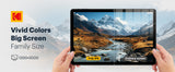 KODAK 12" Android 15 Tablet – 6GB RAM, 128GB Storage (Expandable to 1TB), 13MP Triple Camera, 1200x2000 FHD Display, 8000mAh Battery, Metal Body, Face Unlock