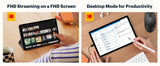 KODAK 11" Android 15 Tablet – 4GB RAM, 128GB Storage (Expandable to 1TB), 16MP Dual Camera, 1200x1920 FHD Display, 8000mAh Battery, Metal Body, Face Unlock