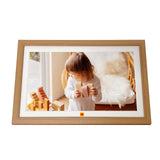 KODAK 15.6-inch Wi-Fi Enabled Digital Photo with Natural Wooden Frame with IPS Touchscreen and 32GB Built-in Memory Compatible with iOS and Android Smartphones Model RCF-1561W (Burlywood)