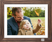 Kodak Rustic Wood WiFi-Enabled Digital Photo Frame HDPF-978, Advanced 9.7” Touchscreen with 2K Resolution, 32GB Internal Memory and Adjustable Stand