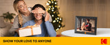 KODAK CF102P 10.1-Inch Smart Digital Photo Frame, 32GB HD Touchscreen, Wi-Fi Enabled, Auto-Rotation, Music & Video Playback, Weather & Calendar Display
