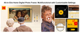 KODAK 21.5” Wi-Fi Digital Photo Frame – Metal Gold Frame (Model WF215)