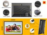 KODAK 10.1" Smart WiFi Digital Photo Frame Bundle with Bonus White Frame & 64GB Memory Card, RCF-1018 Bundle