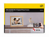 DIGI AUSSIE DA744 10.1" Frameo Wi-Fi Digital Photo Frame – 32GB Wooden Touchscreen with Replaceable Frame