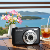 AGFA PHOTO 18MP Compact Optical 8X Zoom Digital Camera with 2.7-inch LCD and Full HD Video Recording, Realishot DC8200 in six Colors