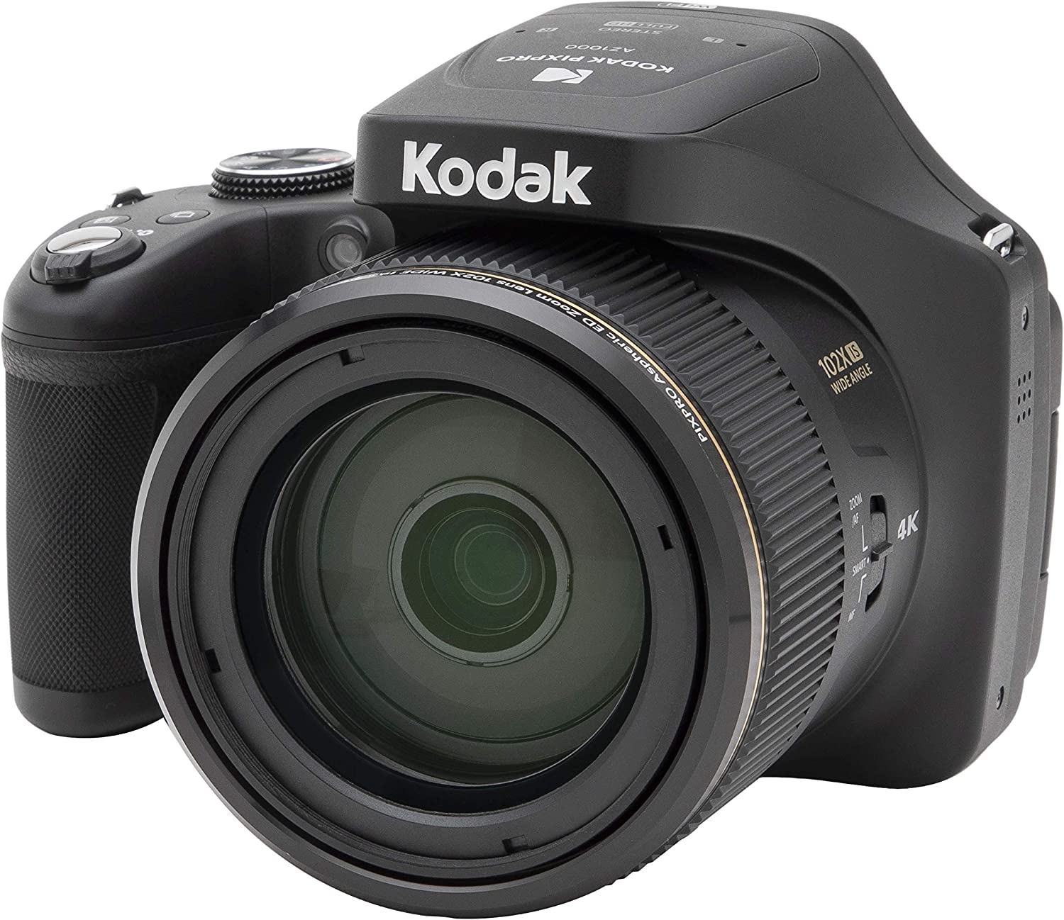 Kodak PIXPRO AZ1000 4K 20MP Black Digital Camera with 102x Optical Zoom