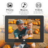 Kodak RCF-106 Wi-Fi 10" Digital Photo Frame IPS Touch Screen, 16GB Internal Memory with Picture/Music/Video Features (Black)