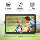 KODAK RWF-108 has a 10.1 inch touch screen that can play photos, music and videos