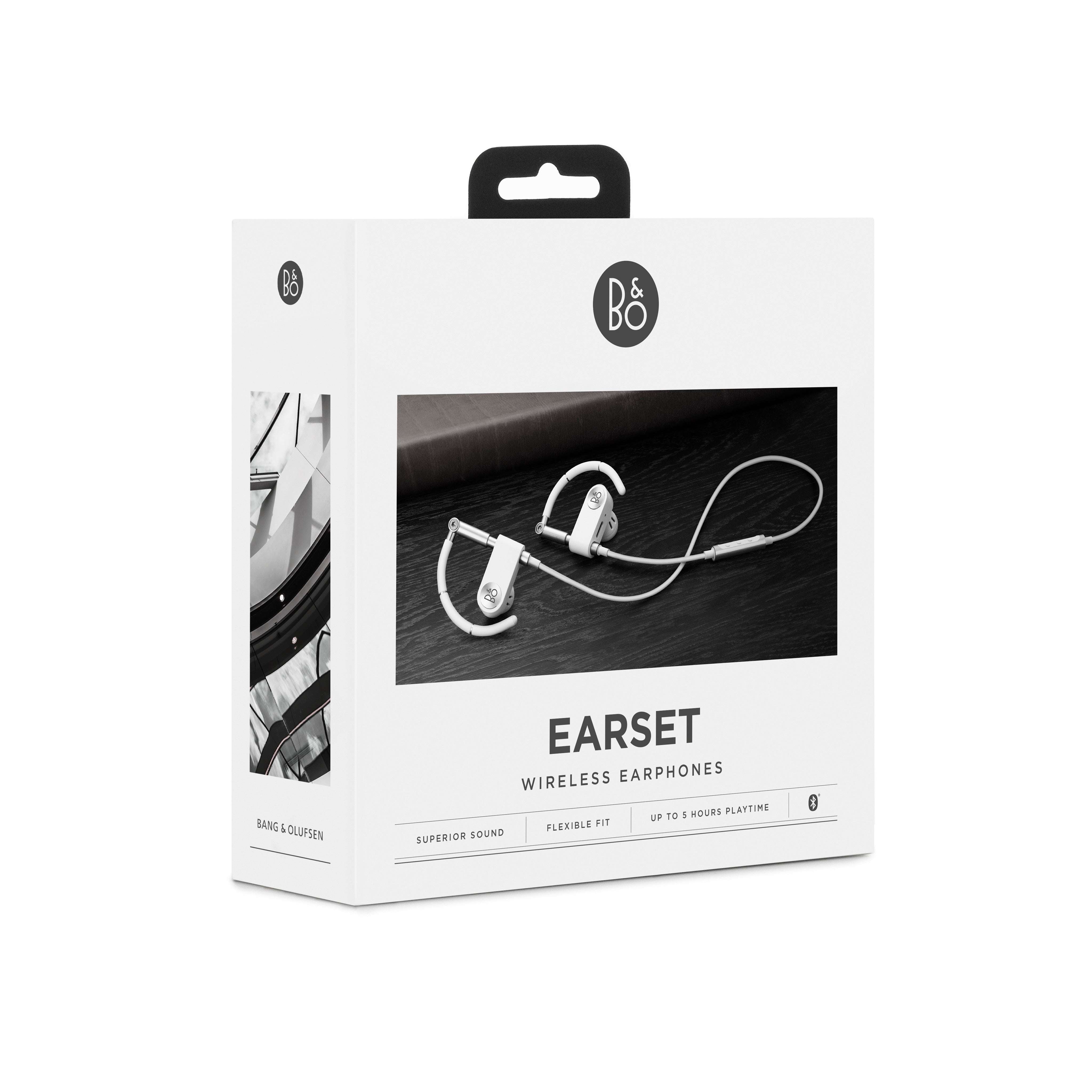 Bang & Olufsen Beoplay Earset, Premium Wireless Earphones with Adjustable Cylindrical Ear-Hooks, B&O Masterpiece (LAST ONES IN STOCK)