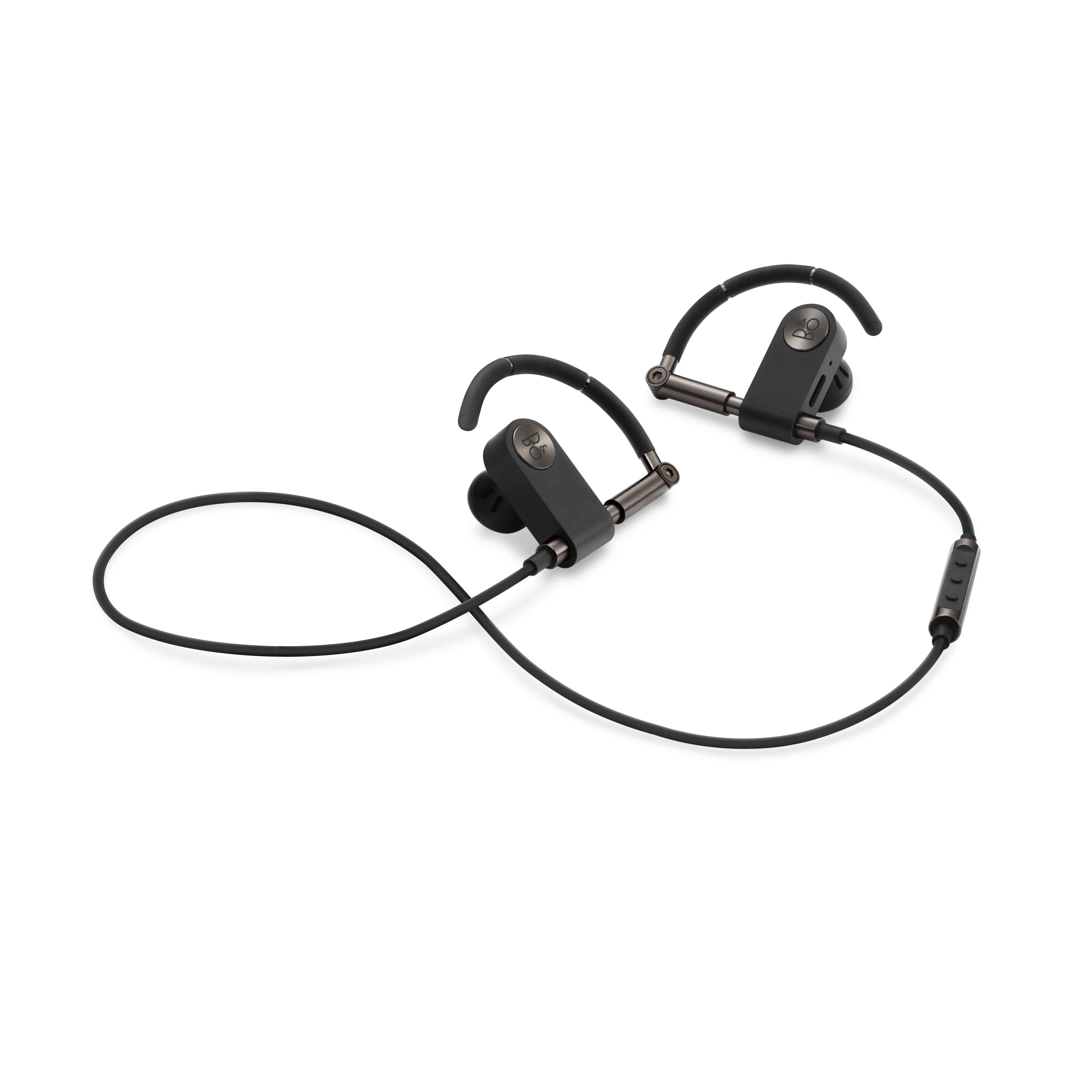 brown Bang & Olufsen Beoply Earset, Premium Wireless Earphones with Adjustable Earhook Wearing Style