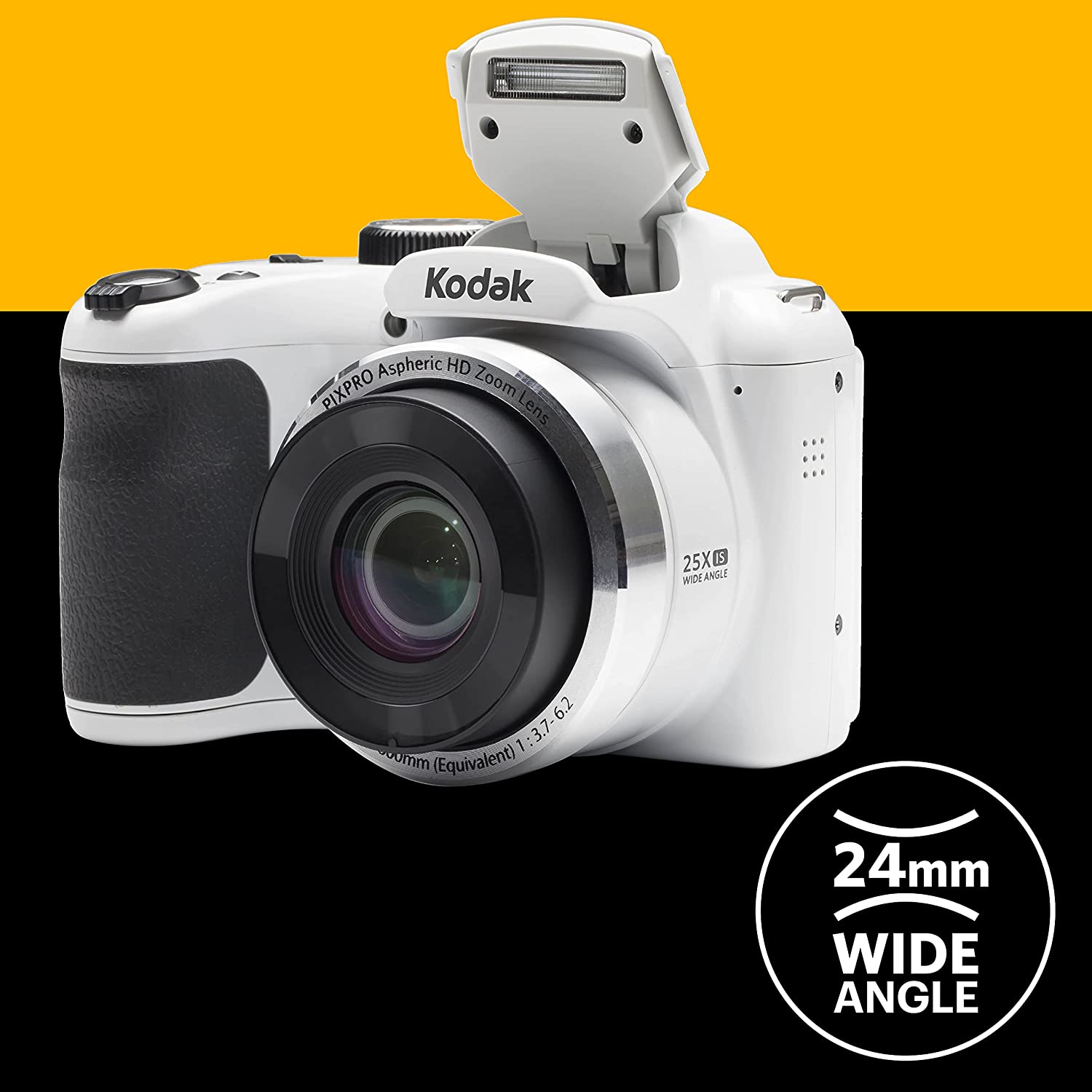 KODAK PIXPRO AZ252 Reflex Astro Zoom Bridge Camera 16MP, 3-inch LCD and 25X optical Zoom with Optical Image Stabilizer