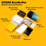 Kodak Dock Plus PD-460 Instant Photo Printer BONUS 80-Photos Cartridge