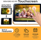 Kodak 10-inch Wi-Fi Digital Photo Frame RWF-108, 16GB Touchscreen with Rechargeable Battery